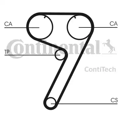 Continental CT670 - Ремінь ГРМ autocars.com.ua