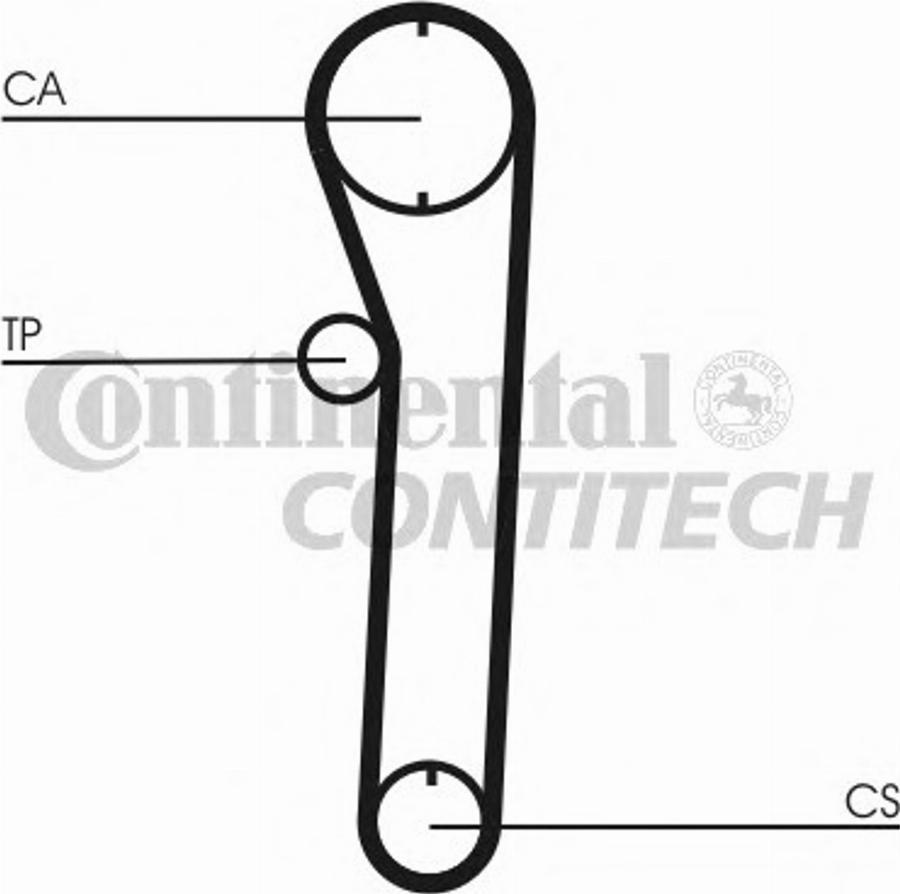 Contitech CT680K1 - Комплект ремня ГРМ autodnr.net