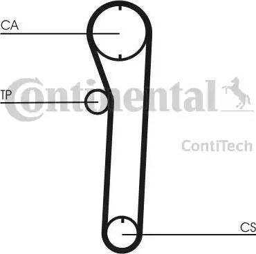 Continental CT680K2 - Комплект ремня ГРМ avtokuzovplus.com.ua