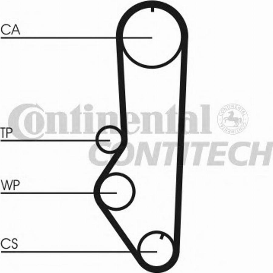 Contitech CT688K1 - Комплект ремня ГРМ autodnr.net