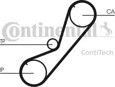 CONTINENTAL CT771 - Ремінь ГРМ autocars.com.ua