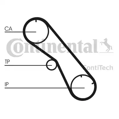 Continental CT860 - Ремінь ГРМ autocars.com.ua