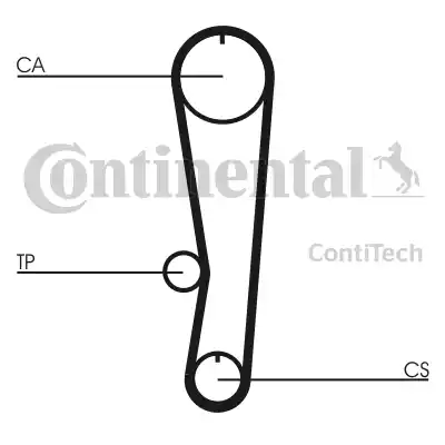 Continental CT895 - Ремінь ГРМ autocars.com.ua