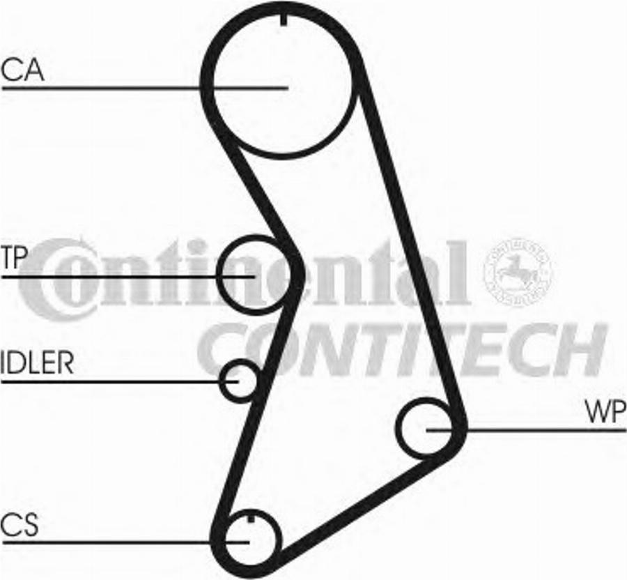 Contitech CT909K1 - Комплект ремня ГРМ autodnr.net