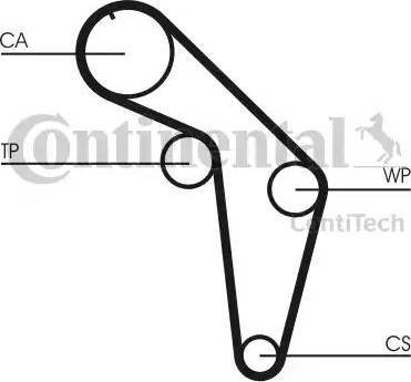 Continental CT926 - Ремінь ГРМ autocars.com.ua