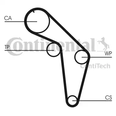 Continental CT926 - Ремінь ГРМ autocars.com.ua