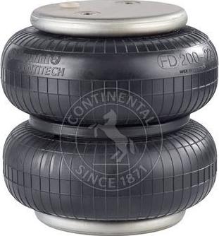 Contitech AIR Spring FD 200-22 1/4 M10 - Кожух пневматичної ресори autocars.com.ua