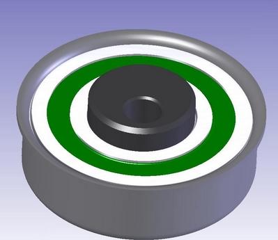 CORAM C823 - Натяжна ролик, ремінь ГРМ autocars.com.ua