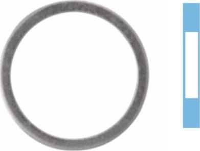 Corteco 005501S - Уплотнительное кольцо, резьбовая пробка маслосливного отверстия autodnr.net