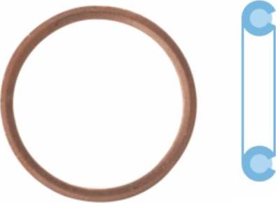 Corteco 005506S - Уплотнительное кольцо, резьбовая пробка маслосливного отверстия autodnr.net