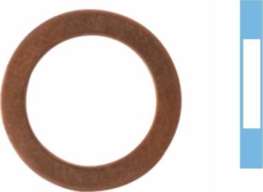 Corteco 005569H - Уплотнительное кольцо, резьбовая пробка маслосливного отверстия autodnr.net