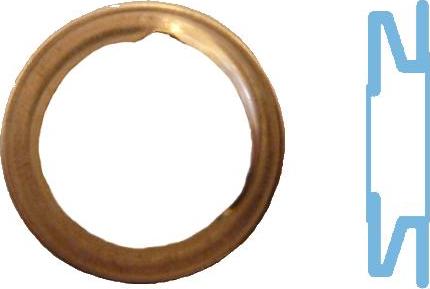 Corteco 005593S - Уплотнительное кольцо, резьбовая пробка маслосливного отверстия avtokuzovplus.com.ua