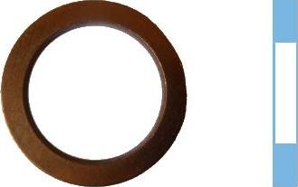 Corteco 005595S - Уплотнительное кольцо, резьбовая пробка маслосливного отверстия avtokuzovplus.com.ua
