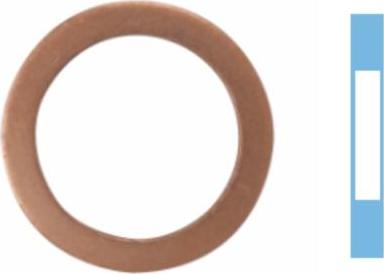 Corteco 005660S - Уплотнительное кольцо, резьбовая пробка маслосливного отверстия avtokuzovplus.com.ua