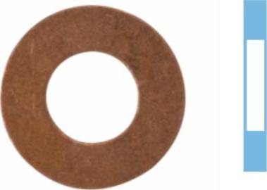 Corteco 005696S - Уплотнительное кольцо, резьбовая пробка маслосливного отверстия avtokuzovplus.com.ua