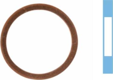 Corteco 005699H - Уплотнительное кольцо, резьбовая пробка маслосливного отверстия autodnr.net