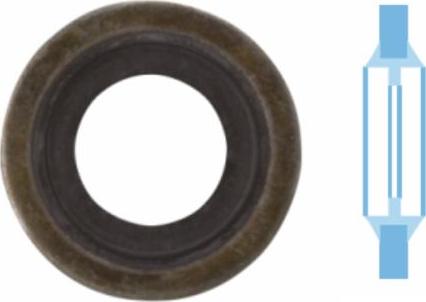 Corteco 008798S - Уплотнительное кольцо, резьбовая пробка маслосливного отверстия autodnr.net