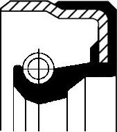 Corteco 01018219B - Ущільнююче кільце, сальник, маточина колеса autocars.com.ua