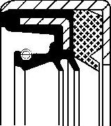 Corteco 01031695B - Ущільнене кільце, диференціал autocars.com.ua