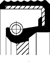 Corteco 01031573B - Ущільнене кільце валу, автоматична коробка передач autocars.com.ua