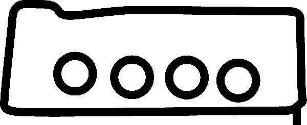 Corteco 026182P - Прокладка, кришка головки циліндра autocars.com.ua