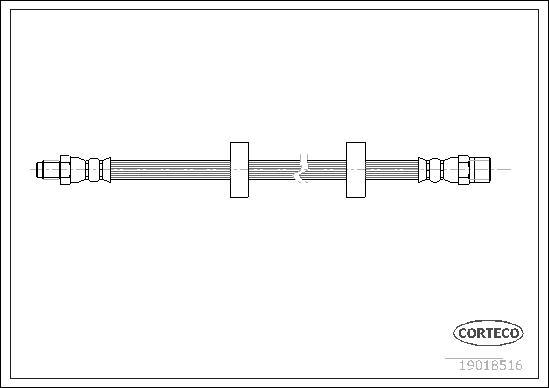 Corteco 19018516 - Тормозной шланг autodnr.net