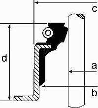 Corteco 19026652 - Кільце ущільнювача, шток клапана autocars.com.ua