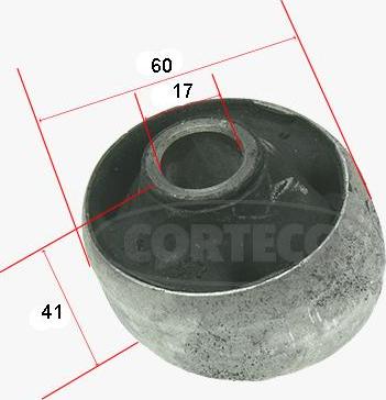 Corteco 21652141 - Сайлентблок autocars.com.ua