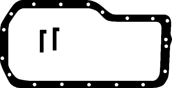 Corteco 416162P - Прокладка, масляна ванна autocars.com.ua