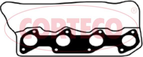 Corteco 460347P - Прокладка, випускний колектор autocars.com.ua