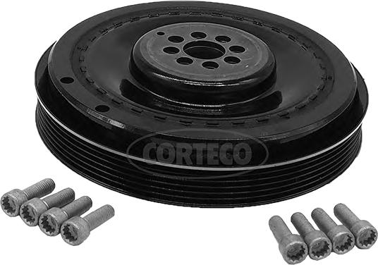 Corteco 49107564 - Ремінний шків, колінчастий вал autocars.com.ua