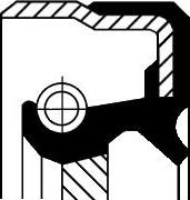 Corteco 49179333 - Ущільнене кільце, колінчастий вал autocars.com.ua