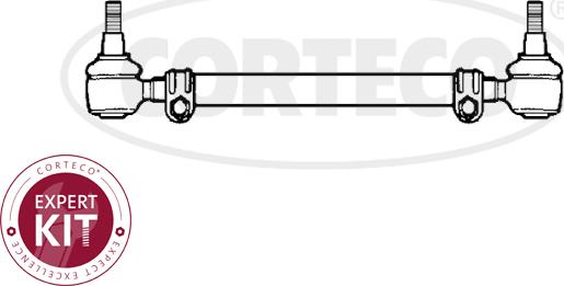 Corteco 49396073 - Поперечная рулевая тяга autodnr.net