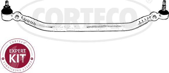 Corteco 49396208 - Поперечна рульова тяга autocars.com.ua