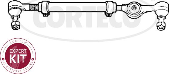 Corteco 49396264 - Поперечная рулевая тяга avtokuzovplus.com.ua