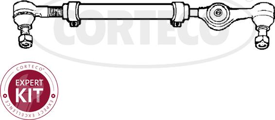 Corteco 49396268 - Поперечная рулевая тяга avtokuzovplus.com.ua