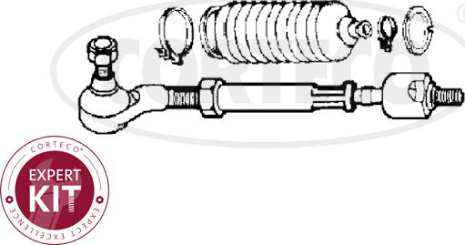 Corteco 49396604 - Поперечная рулевая тяга avtokuzovplus.com.ua