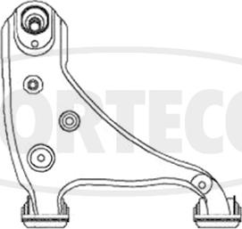 Corteco 49397453 - Рычаг подвески колеса autodnr.net