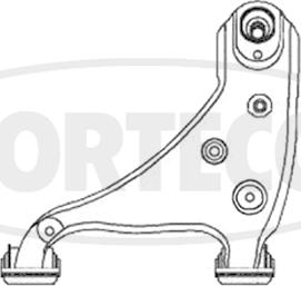 Corteco 49397454 - Рычаг подвески колеса autodnr.net