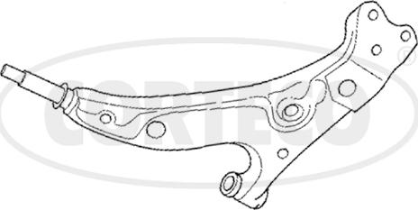 Corteco 49397501 - Рычаг подвески колеса avtokuzovplus.com.ua