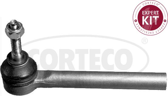 Corteco 49400128 - Наконечник рульової тяги, кульовий шарнір autocars.com.ua