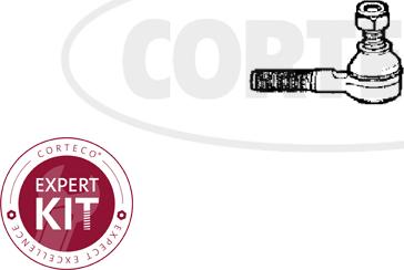 Corteco 49400399 - Наконечник рульової тяги, кульовий шарнір autocars.com.ua