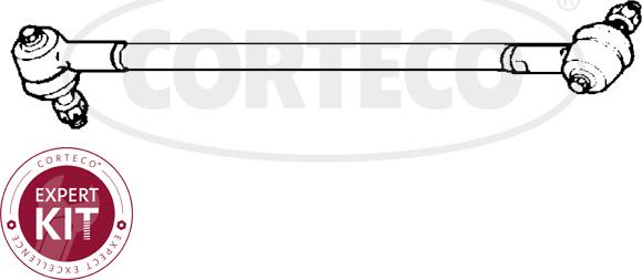 Corteco 49400836 - Поперечна рульова тяга autocars.com.ua