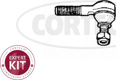 Corteco 49401213 - Наконечник рульової тяги, кульовий шарнір autocars.com.ua
