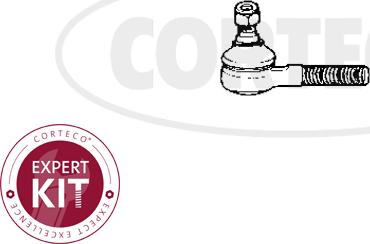 Corteco 49401235 - Наконечник рульової тяги, кульовий шарнір autocars.com.ua