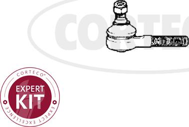 Corteco 49401249 - Наконечник рульової тяги, кульовий шарнір autocars.com.ua