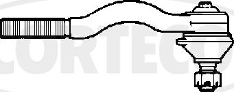 Corteco 49401254 - Наконечник рулевой тяги, шарнир autodnr.net