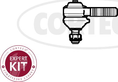 Corteco 49401384 - Наконечник рульової тяги, кульовий шарнір autocars.com.ua