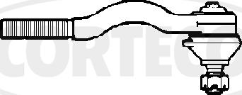 Corteco 49401390 - Наконечник рульової тяги, кульовий шарнір autocars.com.ua