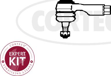 Corteco 49401491 - Наконечник рульової тяги, кульовий шарнір autocars.com.ua